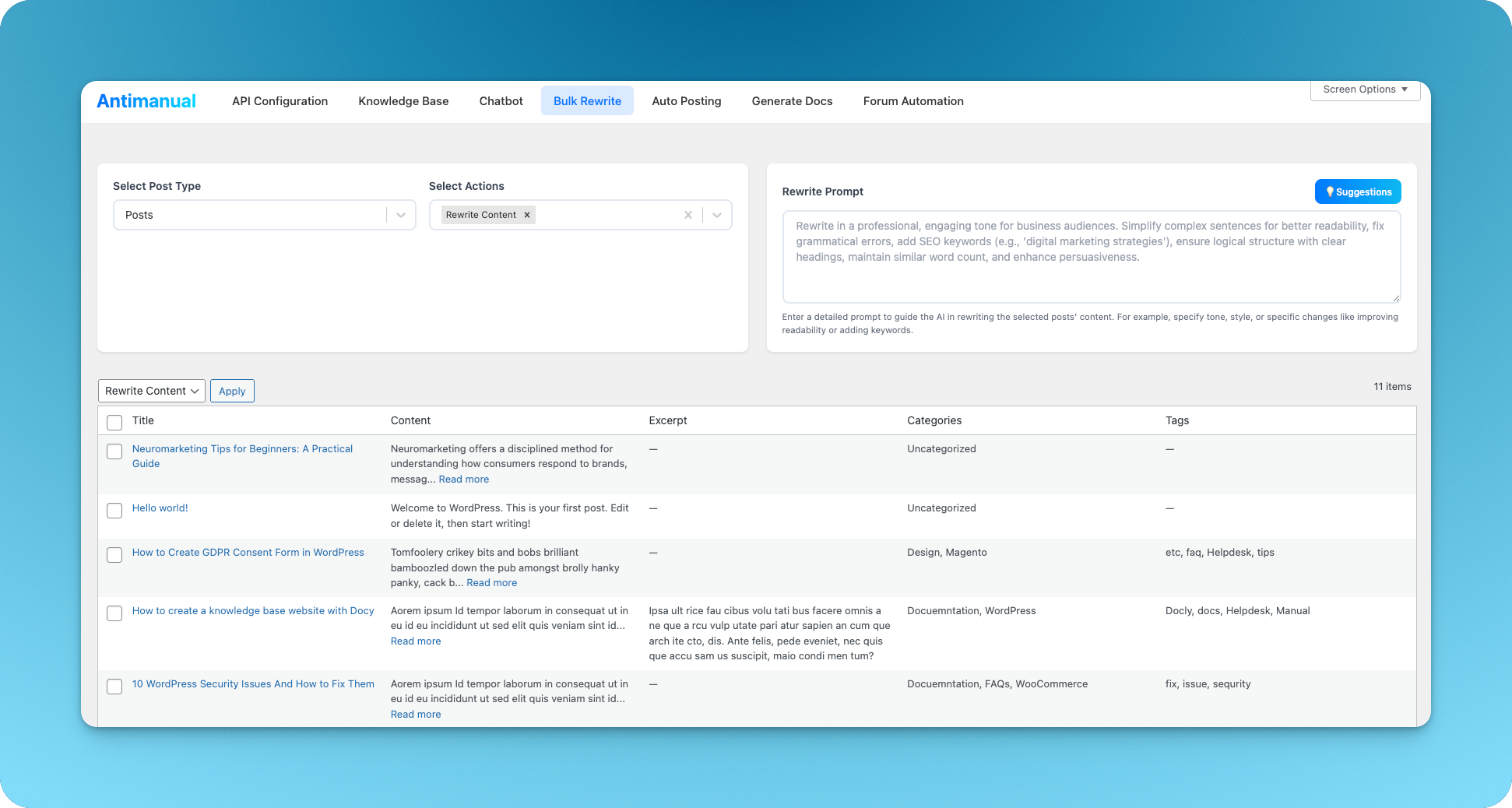 Best WordPress Rewrite Plugins