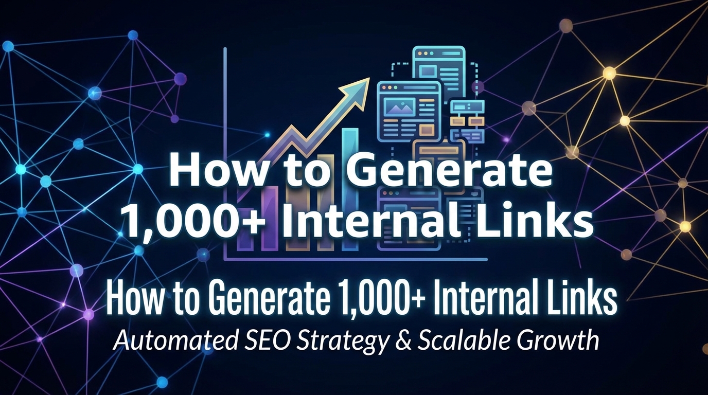 bulk internal links How to Generate 1 000 Internal Links in Two